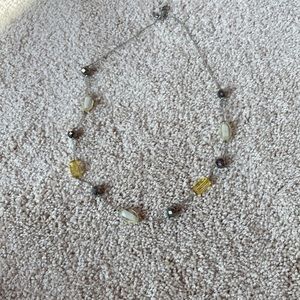 Multicolored silver necklace, not my thing